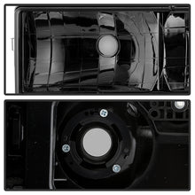 Load image into Gallery viewer, Xtune Crystal Headlights Chevy/GMC C/K Series 1500/2500/3500 (88-93) [Black / Chrome / Smoke] w/ or w/o Bumper Lights - w/o Bumber Lights / Black Alternate Image