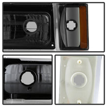 Load image into Gallery viewer, Xtune Crystal Headlights GMC Sierra (88-93) [Black / Chrome / Smoke] w/ or w/o Bumper Lights - w/o Bumber Lights / Black Alternate Image