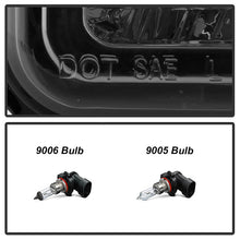 Load image into Gallery viewer, Xtune Crystal Headlights GMC Sierra (88-93) [Black / Chrome / Smoke] w/ or w/o Bumper Lights - w/o Bumber Lights / Black Alternate Image