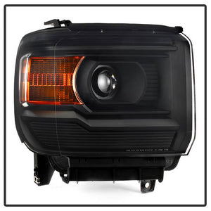 Xtune Projector Headlights GMC Sierra (2014-2019) [OEM Style - Halogen Models Only] Black