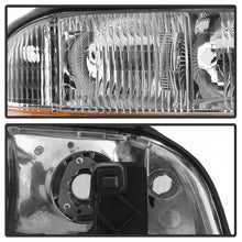Load image into Gallery viewer, Xtune Headlights Oldsmobile Bravada (98-01) Chrome w/ Amber Bumper Lights Alternate Image