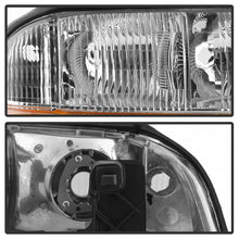 Load image into Gallery viewer, Xtune Headlights GMC S-15 Sonoma (98-04) Chrome w/ Amber Bumper Lights Alternate Image