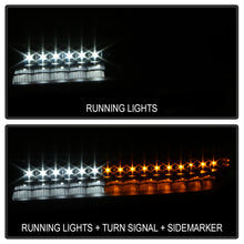 Load image into Gallery viewer, Xtune Headlights GMC Sierra (99-06) [w/ LED Bumper Lights] Black or Chrome w/ Amber Turn Signal Lights - Black Alternate Image