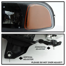 Load image into Gallery viewer, Xtune Headlights GMC Yukon (00-06) [w/ LED Bumper Lights] Black or Chrome w/ Amber Turn Signal Lights Alternate Image