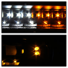 Load image into Gallery viewer, Xtune Headlights GMC Sierra (99-06) [w/ LED Bumper Lights] Black or Chrome w/ Amber Turn Signal Lights - Black Alternate Image