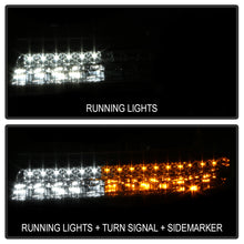 Load image into Gallery viewer, Xtune Headlights GMC Sierra (99-06) [w/ LED Bumper Lights] Black or Chrome w/ Amber Turn Signal Lights - Black Alternate Image