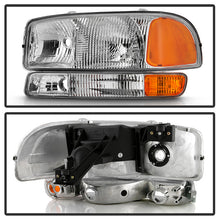 Load image into Gallery viewer, Xtune Headlights GMC Yukon (2000-2006) Chrome w/ Amber Bumper Lights - Default Title Alternate Image