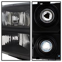 Load image into Gallery viewer, Xtune Crystal Headlights GMC Sierra (07-13) Black or Black Smoked w/ Amber Turn Signal Lights - Black Alternate Image
