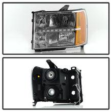 Load image into Gallery viewer, Xtune Headlights GMC Sierra (07-13) Chrome Housing with Amber Turn Signal Lights and LED DRL - Default Title Alternate Image