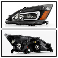 Load image into Gallery viewer, Xtune Crystal Headlights Honda Accord Coupe/Sedan (03-07) [w/ LED DRL Lights] Black or Chrome Alternate Image