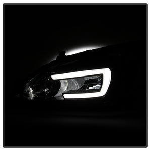 Xtune Crystal Headlights Honda Accord Coupe/Sedan (03-07) [w/ LED DRL Lights] Black or Chrome