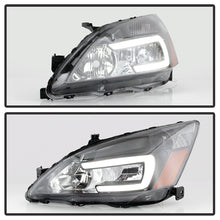 Load image into Gallery viewer, Xtune Crystal Headlights Honda Accord Coupe/Sedan (03-07) [w/ LED DRL Lights] Black or Chrome Alternate Image