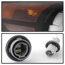 Load image into Gallery viewer, Xtune Crystal Headlights Honda Accord Sedan (08-12) Black w/ Amber Signal Lights Alternate Image