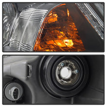 Load image into Gallery viewer, Xtune Crystal Headlights Honda Accord Sedan (08-12) [Halogen Only] Black w/ Amber Turn Signal Lights - Driver Alternate Image