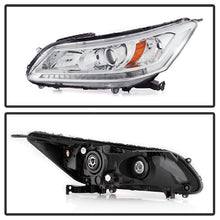 Load image into Gallery viewer, Xtune Projector Headlights Honda Accord Sedan (13-15) [OEM Style w/ DRL Lights] Black or Chrome Alternate Image