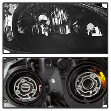 Load image into Gallery viewer, Xtune Headlights Honda Civic Coupe / Sedan (04-05) [OEM Style] Black or Chrome w/ Amber Turn Signal Lights - Black Alternate Image