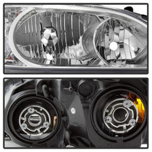 Load image into Gallery viewer, Xtune Headlights Honda Civic Coupe / Sedan (04-05) [OEM Style] Black or Chrome w/ Amber Turn Signal Lights - Black Alternate Image