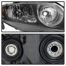 Load image into Gallery viewer, Xtune Crystal Headlights Honda Civic Sedan (06-11) Black w/ Amber Turn Signal Lights - Default Title Alternate Image