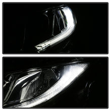 Load image into Gallery viewer, Xtune Projector Headlights Honda Civic (16-20) [w/ LED DRL Light Tube - Halogen Models Only] Chrome or Black w/ Amber Turn Signal Lights - Black Alternate Image