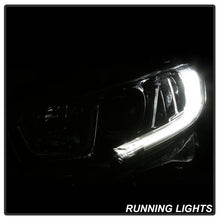 Load image into Gallery viewer, Xtune Projector Headlights Honda Civic (16-18) [Halogen Models - w/ LED DRL Light Bars] Chrome - Driver Alternate Image