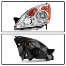 Load image into Gallery viewer, Xtune Headlights Honda CR-V (05-06) [OEM Style] Chrome w/ Amber Turn Signal Lights Alternate Image