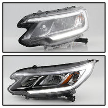 Load image into Gallery viewer, Xtune Headlights Honda CRV (15-16) [Halogen Only w/ DRL LED] Chrome w/ Amber Turn Signal Lights Alternate Image