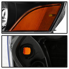 Load image into Gallery viewer, Xtune Crystal Headlights Honda Pilot (03-05) Black or Chrome w/ Amber Turn Signal Lights - Black Alternate Image