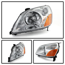 Load image into Gallery viewer, Xtune Crystal Headlights Honda Pilot (03-05) Black or Chrome w/ Amber Turn Signal Lights - Black Alternate Image
