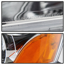 Load image into Gallery viewer, Xtune Crystal Headlights Honda Pilot (03-05) Black or Chrome w/ Amber Turn Signal Lights - Black Alternate Image