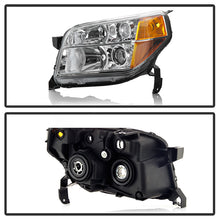 Load image into Gallery viewer, Xtune Projector Headlights Honda Pilot (06-08) [OEM Style] Chrome w/ Amber Turn Signal Lights Alternate Image