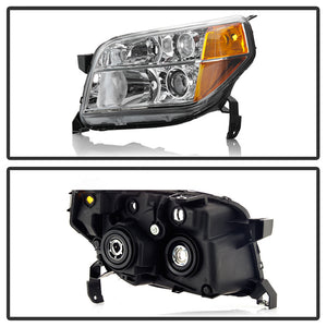 Xtune Projector Headlights Honda Pilot (06-08) [OEM Style] Chrome w/ Amber Turn Signal Lights