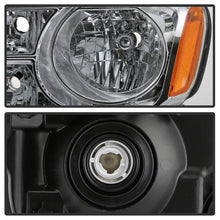 Load image into Gallery viewer, Xtune Headlights Honda Pilot (12-15 ) [Halogen Only / OEM Style] Chrome w/ Amber Turn Signal Lights - Driver Alternate Image