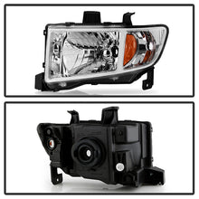Load image into Gallery viewer, Xtune Crystal Headlights Honda Ridgeline (06-13) Black or Chrome w/ Amber Turn Signal Lights - Black Alternate Image