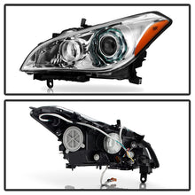 Load image into Gallery viewer, Xtune Projector Headlights Infiniti M37 (11-14) [Non-AFS w/ Xenon/HID Models] Chrome w/ Amber Turn Signal Lights Alternate Image