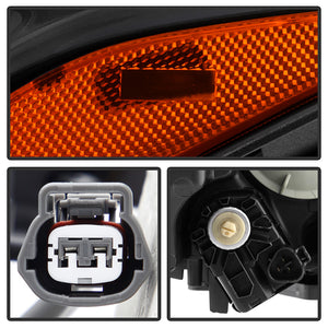 Xtune Projector Headlights Infiniti M37 (11-14) [AFS w/ Technology Pkg & Xenon/HID Models] Black w/ Amber Turn Signal Lights