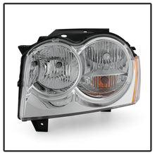 Load image into Gallery viewer, Xtune Crystal Headlights Jeep Grand Cherokee (05-07) Black or Chrome w/ Amber Corner Lights Alternate Image
