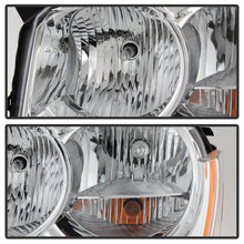 Load image into Gallery viewer, Xtune Crystal Headlights Jeep Grand Cherokee (05-07) Black or Chrome w/ Amber Corner Lights Alternate Image