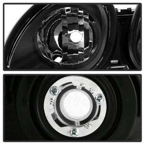 Xtune Crystal Headlights Lexus GS300/GS400/GS430 (98-05) Black w/ Amber Turn Signal Lights
