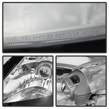Load image into Gallery viewer, Xtune Crystal Headlights Nissan 350Z (03-05) [Xenon/HID Model Only] Chrome or Black w/ Amber Turn Signal Lights - Chrome Alternate Image
