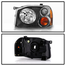 Load image into Gallery viewer, Xtune Headlights Nissan Frontier (01-04) [OEM Styles] Chrome or Black w/ Amber Turn Signal Lights - Black Alternate Image