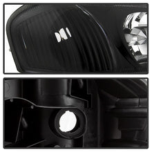 Load image into Gallery viewer, Xtune Headlights Nissan Maxima (00-01) [OEM Style] Chrome or Black w/ Amber Turn Signal Lights - Black Alternate Image
