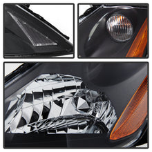 Load image into Gallery viewer, Xtune Crystal Headlights Nissan Murano (03-07) Chrome or Black w/ Amber Turn Signal Lights - Black Alternate Image