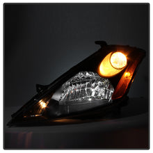 Load image into Gallery viewer, Xtune Crystal Headlights Nissan Murano (03-07) Chrome or Black w/ Amber Turn Signal Lights - Black Alternate Image