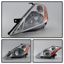 Load image into Gallery viewer, Xtune Crystal Headlights Nissan Murano (03-07) Chrome or Black w/ Amber Turn Signal Lights - Black Alternate Image