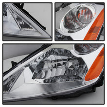 Load image into Gallery viewer, Xtune Crystal Headlights Nissan Murano (03-07) Chrome or Black w/ Amber Turn Signal Lights - Black Alternate Image