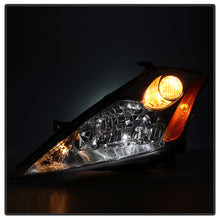 Load image into Gallery viewer, Xtune Crystal Headlights Nissan Murano (03-07) Chrome or Black w/ Amber Turn Signal Lights - Black Alternate Image