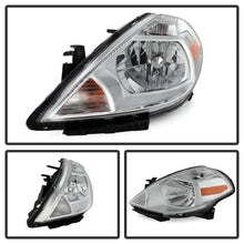 Load image into Gallery viewer, Xtune Headlights Nissan Versa Hatchback (07-12) Sedan (07-11) [OEM Style] Black or Chrome w/ Amber Turn Signal Lights Alternate Image