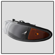 Load image into Gallery viewer, Xtune Crystal Headlights Pontiac Grand Prix (97-03) Black or Chrome w/ Amber Turn Signal Light - Black Alternate Image