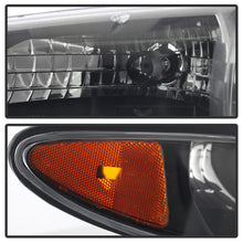 Load image into Gallery viewer, Xtune Crystal Headlights Pontiac Grand Prix (97-03) Black or Chrome w/ Amber Turn Signal Light - Black Alternate Image