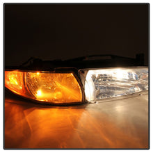 Load image into Gallery viewer, Xtune Crystal Headlights Pontiac Grand Prix (97-03) Black or Chrome w/ Amber Turn Signal Light - Black Alternate Image